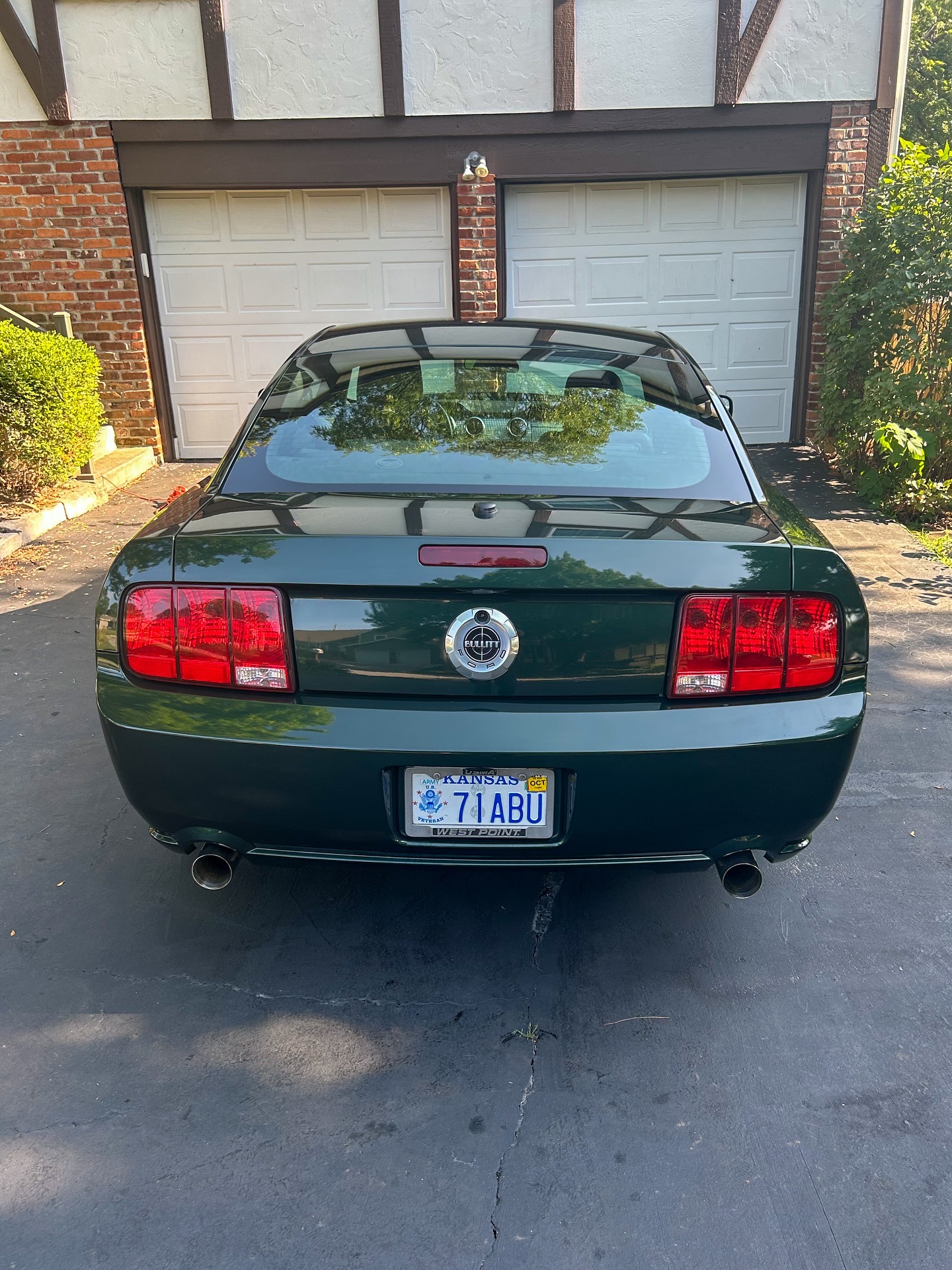 Mustang Bullitt rear after detailing